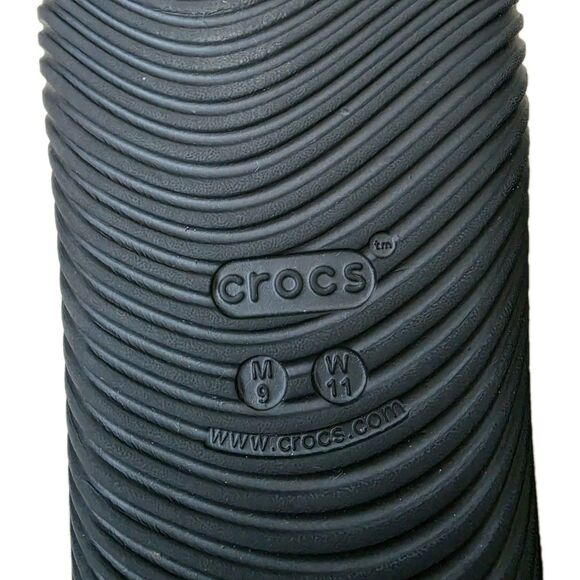 Crocs Mellow Recovery Slide Sandals Black Black Womens Size 11  Men’s Size 9 main image 5